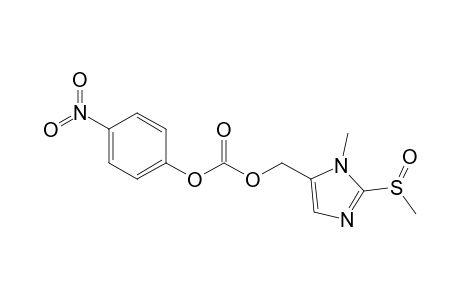 [1-Methyl-2-(methylsulfinyl)-1H-imidazol-5-yl]methyl 4-nitrophenyl carbonate