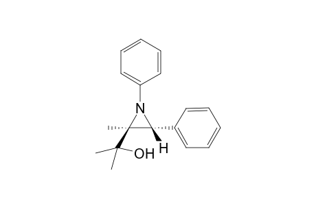 (E)-2-(1-Hydroxy-1-methylethyl)-2-methyl-1,3-diphenylaziridine