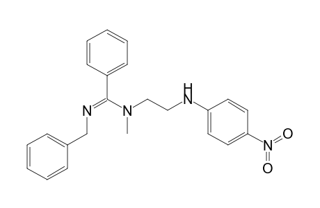 N-(N-Benzylbenzimidoyl)-N-methyl-N'-(4-nitrophenyl)ethylenediamine