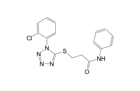 propanamide, 3-[[1-(2-chlorophenyl)-1H-tetrazol-5-yl]thio]-N-phenyl-