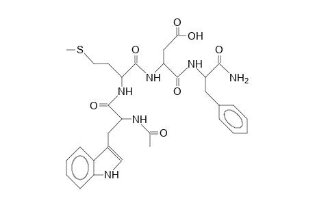 N-Acetyl-L-tryptophyl-L-methionyl-L-aspartyl-L-phenylalanineamide