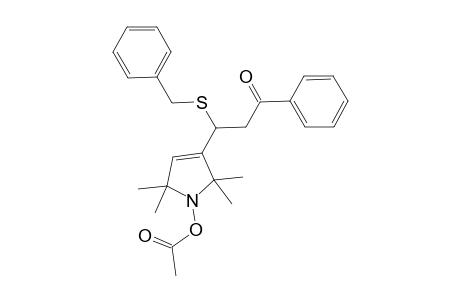 1-Acetyl-3-(1-benzylthio-3-oxo-3-phenylpropyl)-2,5-dihydro-2,2,5,5-tetramethyl-1H-pyrrol-1-yloxyl redical