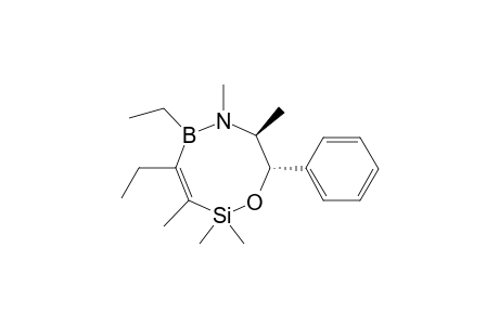 (7S,8S)-4,5-Diethyl-2,2,3,6,7-pentamethyl-8-phenyl-1-oxa-6-aza-2-sila-5-bora-3-cyclooctene