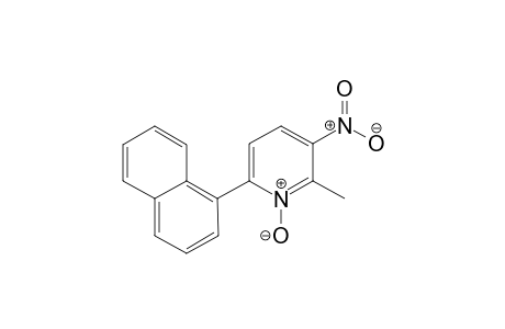 2-Methyl-6-(naphthalen-1-yl)-3-nitropyridine 1-oxide