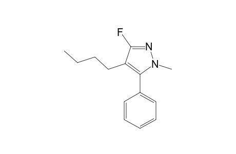 4-Butyl-3-fluoro-1-methyl-5-phenylpyrazole