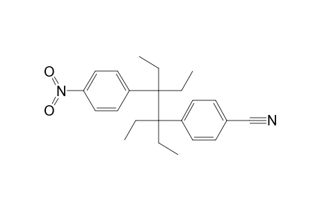 Benzonitrile, 4-[1,1,2-triethyl-2-(4-nitrophenyl)butyl]-
