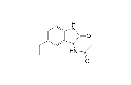 N-(5-ethyl-2-oxo-2,3-dihydro-1H-indol-3-yl)acetamide
