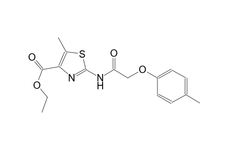 4-thiazolecarboxylic acid, 5-methyl-2-[[(4-methylphenoxy)acetyl]amino]-, ethyl ester