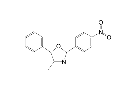 1,3-Oxazolidine, 4-methyl-cis-5-phenyl-2-(4-nitrophenyl)-