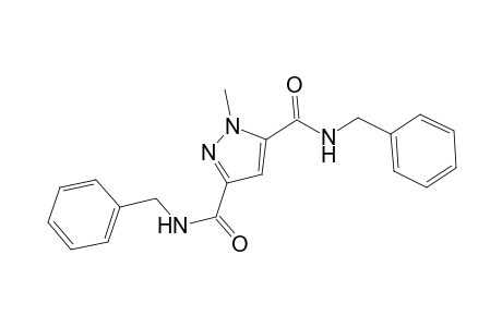 N~3~,N~5~-dibenzyl-1-methyl-1H-pyrazole-3,5-dicarboxamide