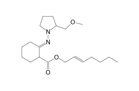 1-{[2'-(2"-Heptenyloxycarbonyl)cyclohexylidene]amino}-2-(methoxymethyl)pyrrolidine