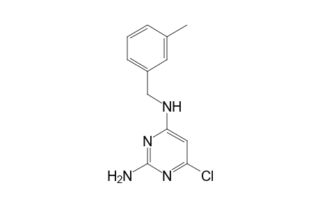 2,4-Pyrimidinediamine, 6-chloro-N4-[(3-methylphenyl)methyl]-