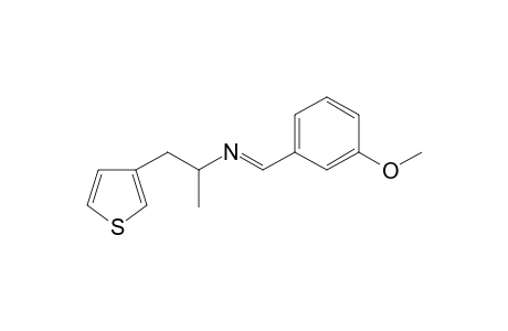 1-(3-Methoxyphenyl)-N-(1-(thiophen-3-yl)propan-2-yl)methanimine