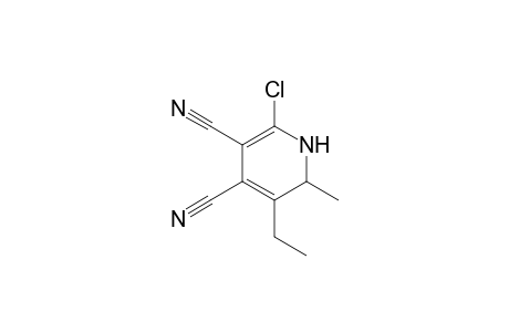 2-Chloro-5-ethyl-6-methyl-1,6-dihydropyridine-3,4-dicarbonitrile
