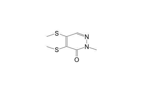 2-Methyl-4,5-bis(methylthio)-2H-pyridazin-3-one