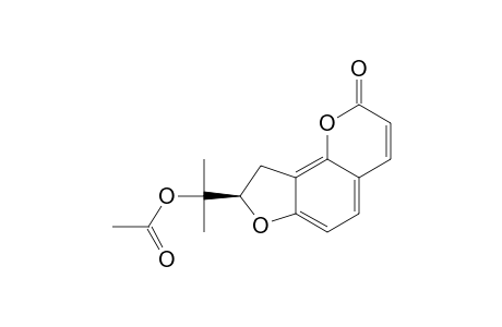 COLUMBIANETIN-ACETATE;2'-(2-ACETOXY)-ISOPROPYL-2'(S),3'-DIHYDROANGELICIN
