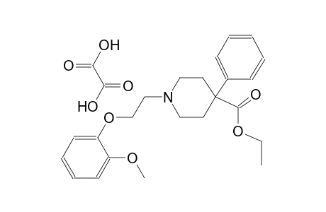 ethyl 1-(2-(2-methoxyphenoxy)ethyl)-4-phenylpiperidine-4-carboxylate oxalate
