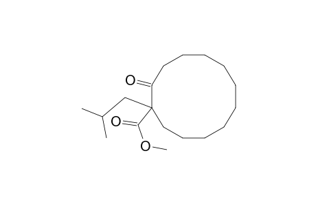 Methyl 1-(2'-methylpropyl)-2-oxocyclododecanoate