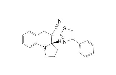 (S)-4-(4-Phenylthiazol-2-yl)-1,2,3,3a,4,5-hexahydro-1H-pyrrolo[1,2-a]quinolin-4-carbonitrile