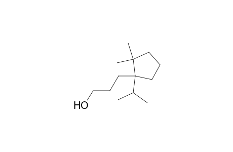 Cyclopentanepropanol, 2,2-dimethyl-1-(1-methylethyl)-