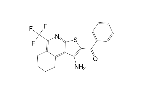 [1-amino-5-(trifluoromethyl)-6,7,8,9-tetrahydrothieno[2,3-c]isoquinolin-2-yl](phenyl)methanone