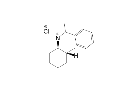 N-(1-PHENYLETHYL)-2-METHYL-CYCLOHEXANAMINE-HYDROCHLORIDE;LL-ISOMER
