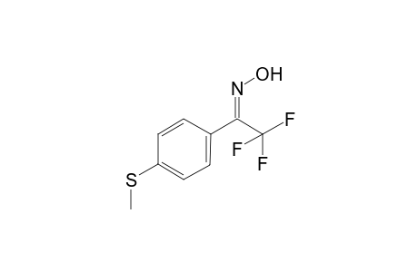 2,2,2-Trifluoro-1-(4-methylsulfanylphenyl)ethanone oxime