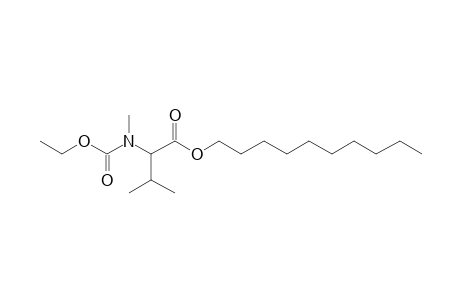 Valine, N-methyl-N-ethoxycarbonyl-, decyl ester