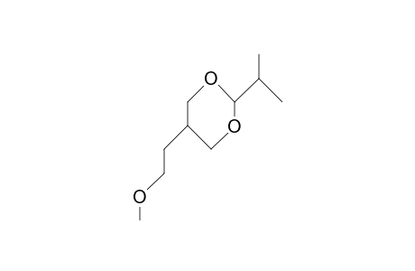 cis-2-ISOPROPYL-5-(2-METHOXYETHYL)-m-DIOXANE