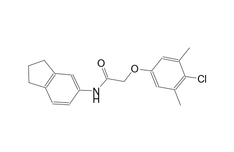2-(4-chloro-3,5-dimethylphenoxy)-N-(2,3-dihydro-1H-inden-5-yl)acetamide