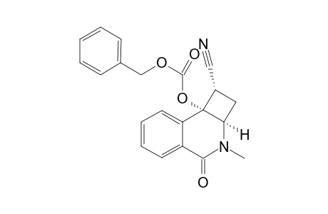 (1.alpha.,2a.alpha.,8b.alpha.)-8b-Benzyloxycarbonyl-1-cyano-1,2a,3,8b-tetrahydro-3-methylcyclobut[c]isoquinolin-4(2H)-one