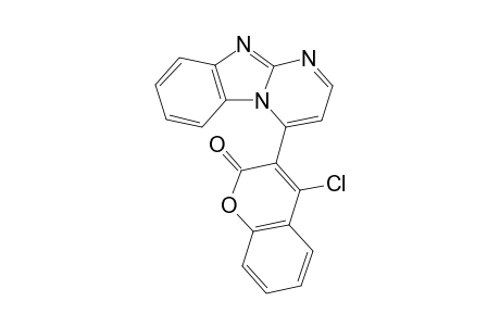4-Chloro-3-(pyrimido[1,2-a]benzimidazol-4-yl)coumarin