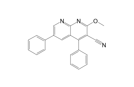 3-Cyano-2-methoxy-4,6-diphenyl-1,8-naphthyridine