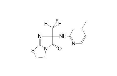 6-[(4-methyl-2-pyridinyl)amino]-6-(trifluoromethyl)-2,3-dihydroimidazo[2,1-b]thiazol-5-one