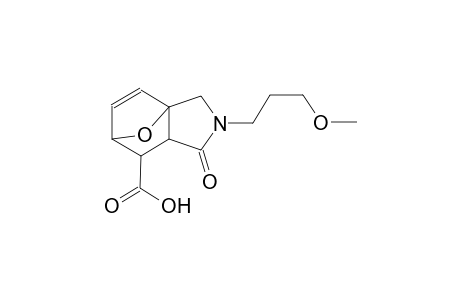 3-(3-methoxypropyl)-4-oxo-10-oxa-3-azatricyclo[5.2.1.0~1,5~]dec-8-ene-6-carboxylic acid
