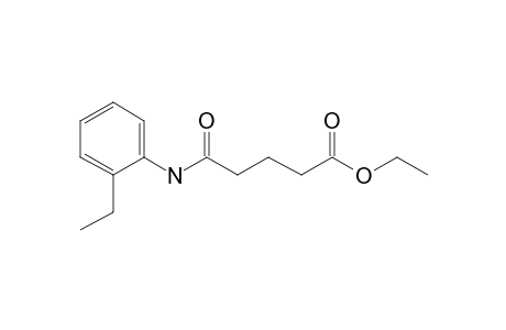 Glutaric acid, monoamide, N-(2-ethylphenyl)-, ethyl ester