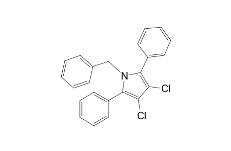 1-Benzyl-3,4-dichloro-2,5-diphenyl-pyrrole