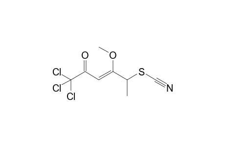 5-(Cyanolthio)-1,1,1-trichloro-4-methoxy-3-hexen-2-one
