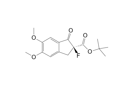 (S)-tert-butyl 2-fluoro-5,6-dimethoxy-1-oxo-2,3-dihydro-1H-indene-2-carboxylate