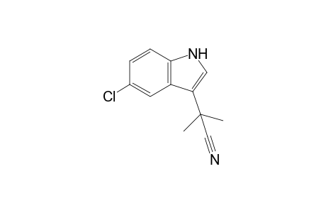 -(5-Chloro-1H-indol-3-yl)-2-methylpropanenitrile