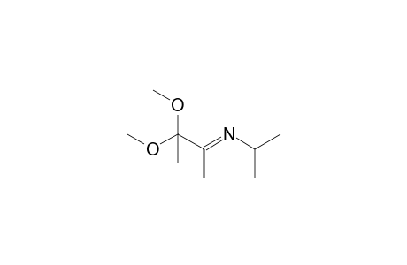 N-[(E)-2,2-dimethoxy-1-methylpropylidene]-2-propanamine