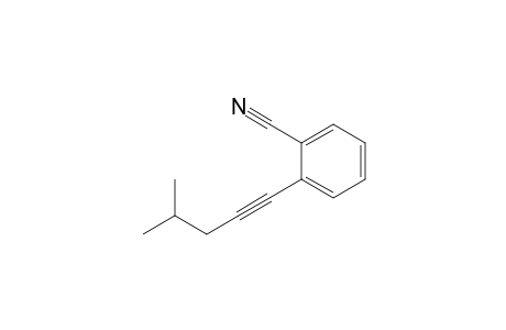 2-(4-Methylpent-1-ynyl)benzonitrile