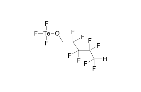 (1,1,5-TRIHYDROPERFLUOROPENTYLOXY)TRIFLUOROTELLURANE