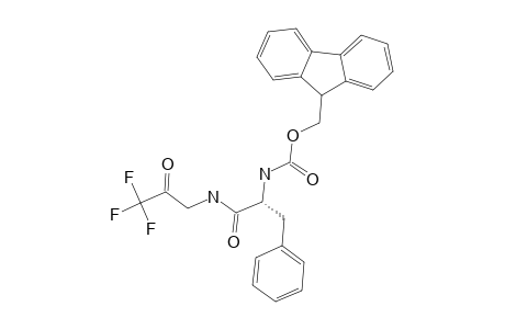 N(ALPHA)-(FLUORENYLMETHOXYCARBONYL)-N-(3,3,3-TRIFLUORO-2-OXOPROPYL)-L-PHENYLALANAMIDE