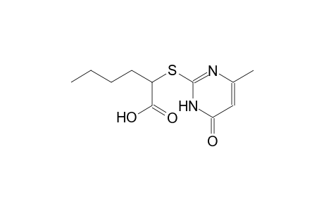 hexanoic acid, 2-[(1,6-dihydro-4-methyl-6-oxo-2-pyrimidinyl)thio]-