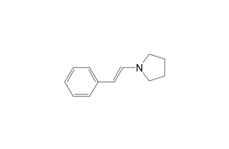1-[(E)-2-phenylethenyl]pyrrolidine