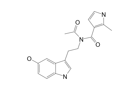 BUFOPYRAMIDE;N-3-ACETYL-N-3-[2-(5-HYDROXY-1H-3-INDOLYL)-ETHYL]-2-METHYL-1H-3-PYRROLECARBOXAMIDE;5-HYDROXYTRYPTAMINE-N-ACETYL-N-PYRROLECARBOXAMIDE