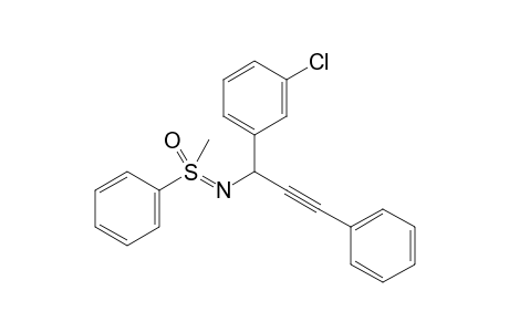 N-[1-(3-Chlorophenyl)-3-phenylprop-2-yn-1-yl]-S,S-methylphenyl sulfoximine