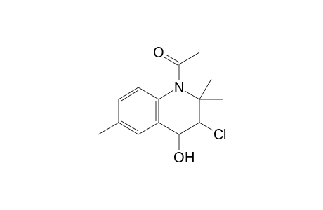 1-Acetyl-3-chloro-2,2,6-trimethyl-1,2,3,4-tetrahydroquinolin-4-ol