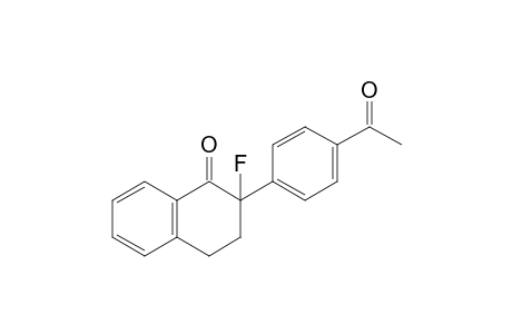 2-Fluoro-2-(p-acetylphenyl)-1-tetralone